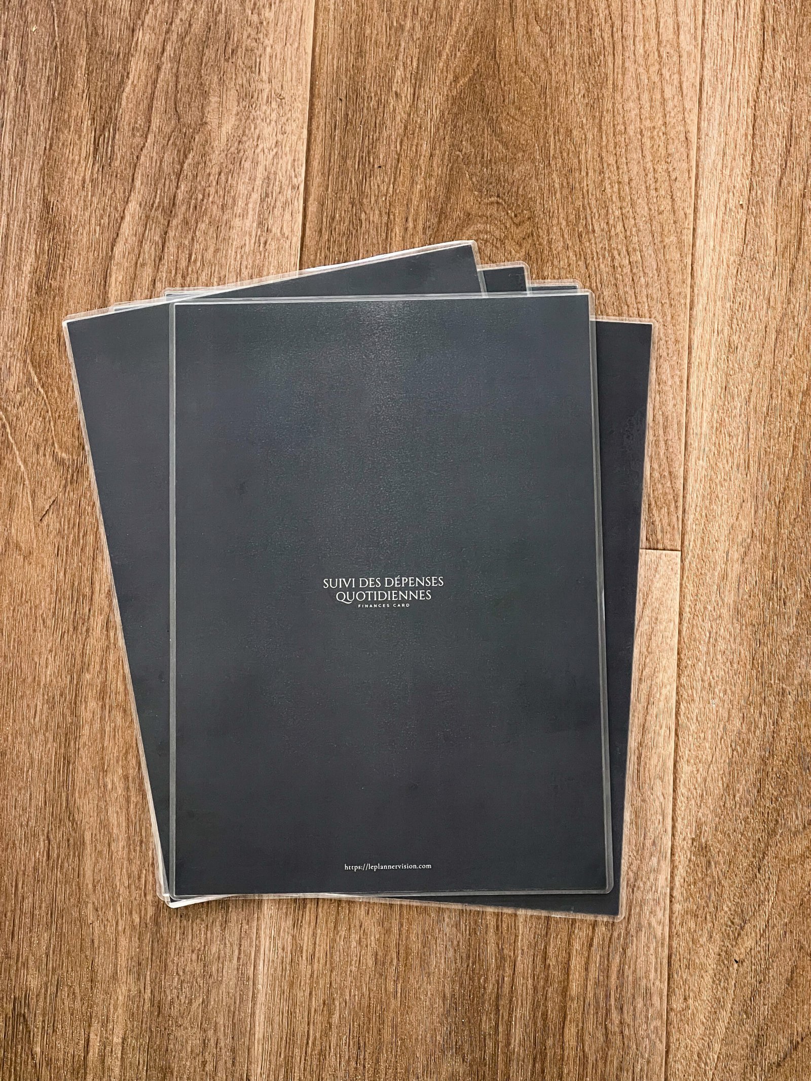 6 Fiches effaçables d’organisation financière